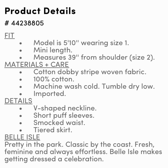 Torrid Belle Isle Puff Sleeve Mini Dress - Size 1X - NWT! - Picture 9 of 9